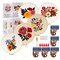 Maydear Complete Embroidery Starter Kit for Beginners - 5 Sets Punch Needle Set with Patterns, Hoops, Threads & Stitch Practice Guide for Adults, DIY Hand Embroidery Craft Kit